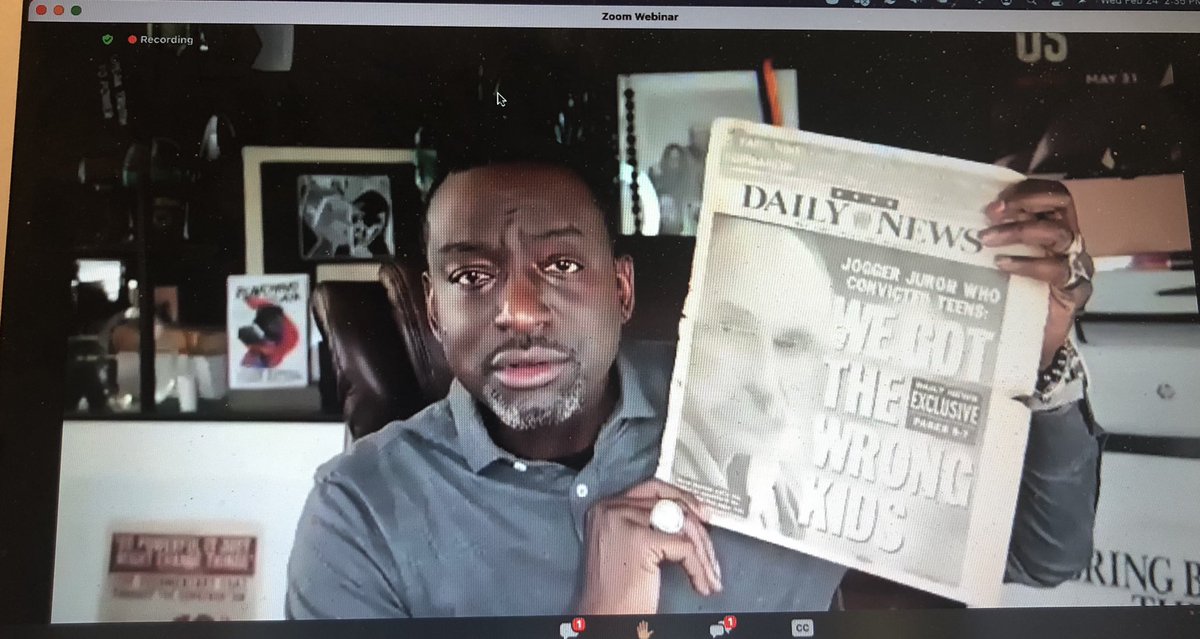 Listening to the letters sent to the home of then 15 year old Dr. Yusuf Salaam one of the Central Park 5, who were incarcerated wrongfully, I don’t think I’ve heard such vitriolic hate in my life &amp; yet he still is standing.  Powerful #unlearningsystemicracism <a href="/GlobalYMCA/">Advancing Equity at the Y</a>