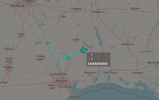 ameliairheart's tweet photo. USAF B-52H likely headed back to Barksdale AFB, LA. #ADSB #AE5886 https://t.co/cNvyNrVxIr