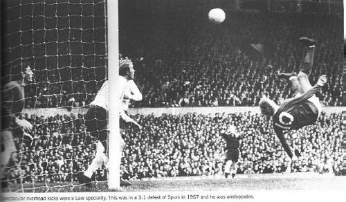Happy 81st birthday to King Denis Law. 3-1 against Spurs, 1967. I was there. 