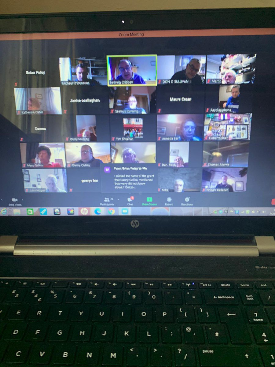 CorkVFI's tweet photo. Our 2021 AGM on zoom. A productive, constructive and honest few hours. Thank you to @padraigcribben @brian_foley &amp; @michaelodono99 for the continued great work done for all our members down south. @VFIpubs #OurTrade #MovingForward 🙏🏼😬🤞🏼 https://t.co/nPxFPmjx7n