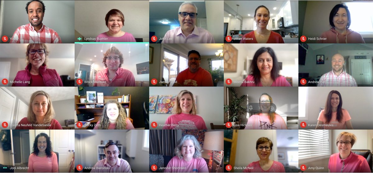 We wear #WRDSBpink today to show that we do not tolerate bullying.

Thank you to our Learning Services team for sharing their #PinkShirtDay photo with us. 👚