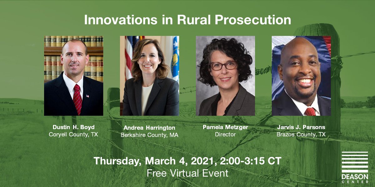 smulawdeason's tweet photo. With limited resources and growing incarceration rates, how can #rural communities implement #CJReform initiatives?
Find out at our #STARJustice event: https://t.co/XaqFp0HEHr https://t.co/sZB4x8grMM