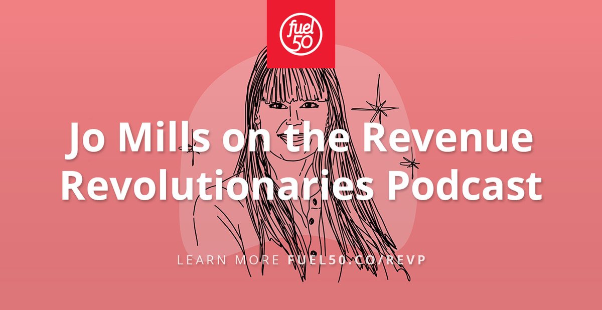 Jo Mills one of our #Fuel50 co-founders was featured on the Revenue Revolutionaries podcast by MetaCX! Give it a listen!

fuel50.com/2021/02/jo-mil… hrmfv.co/3bi8