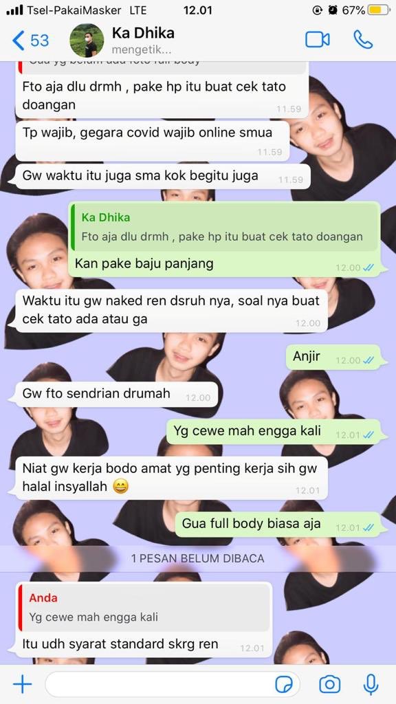renisaarr's tweet photo. Ohiyaa gua mau cerita juga yang temen gua ini, tbtb gua rada curiga sama dia karna dari awal dia kaya yg ngeburu2in gue buat apply lamaran itu.. sampai gua ngirim lamaran gue nanya mengenai point 1 itu seperti apa dan balesan dia itu ky yg dia ada dibalik ini semua gitu https://t.co/a2e4PSWZDt