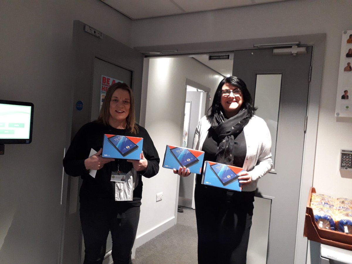 mharothwell's tweet photo. So pleased to be able pass on three tablets for the pupils of Robin Hood Primary, kindly donated by Arla Foods, Stourton! https://t.co/jDYLHmTls5