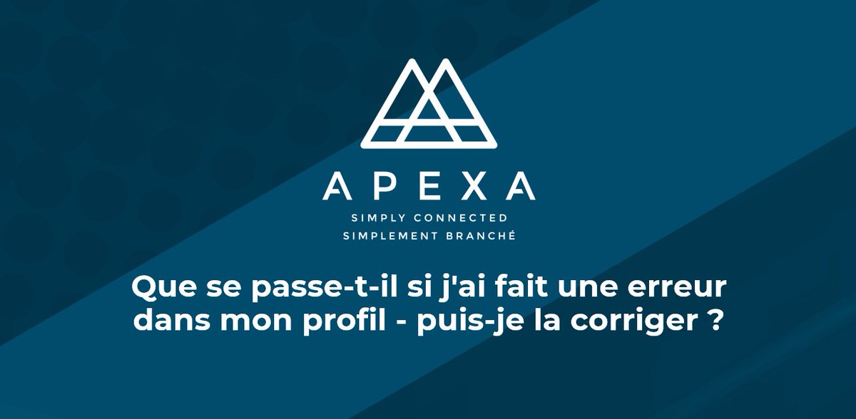 APEXA_Corp's tweet photo. Vous vous demandez ce qui se passe si vous faites une erreur en entrant vos informations personnelles sur #APEXA ? D'autres #fonctionnalités et #avantages vous attendent tous les mercredis ! #Assurancevie https://t.co/ZgkLnHzw7k