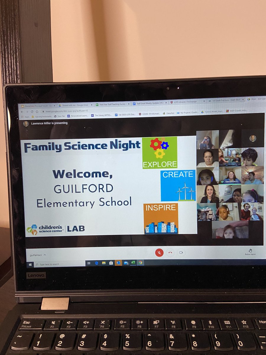LJSprowls's tweet photo. Family Science Night was so much fun last night. Thank you to @ChildSci for all the support you provide our school. Thank you to @millerIFT and @SingingGators for helping out and organizing the event @GuilfordEle #DifferencemakersRISE https://t.co/ymYp3RPqYx