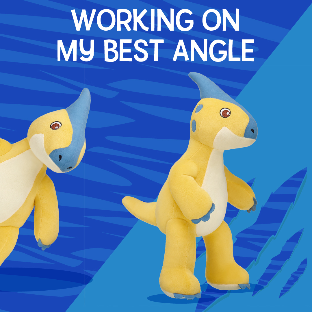 Our NEW Yellow Parasaur looks a-rawr-able from any angle! Add our new prehistoric friend to your collection today:

US: https://t.co/kp5R0nTmgx
UK: https://t.co/iO9HmsoOIH https://t.co/5XidwLNzle