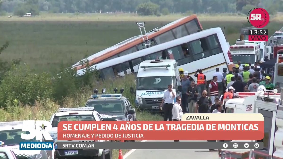 delftoledo's tweet photo. 👉🔴#Monticas A 4 años de uno de los peores siniestros viales de la pcia, acompañamos los actos en Zavalla y en Casilda.
"Nunca pude volver a trabajar", cuenta Andrea, sobreviviente.
"Jamás pude volver a subirme a un colectivo", dice Melisa.
👉Aún no hay fecha para el juicio https://t.co/QdsiNl7Q8L