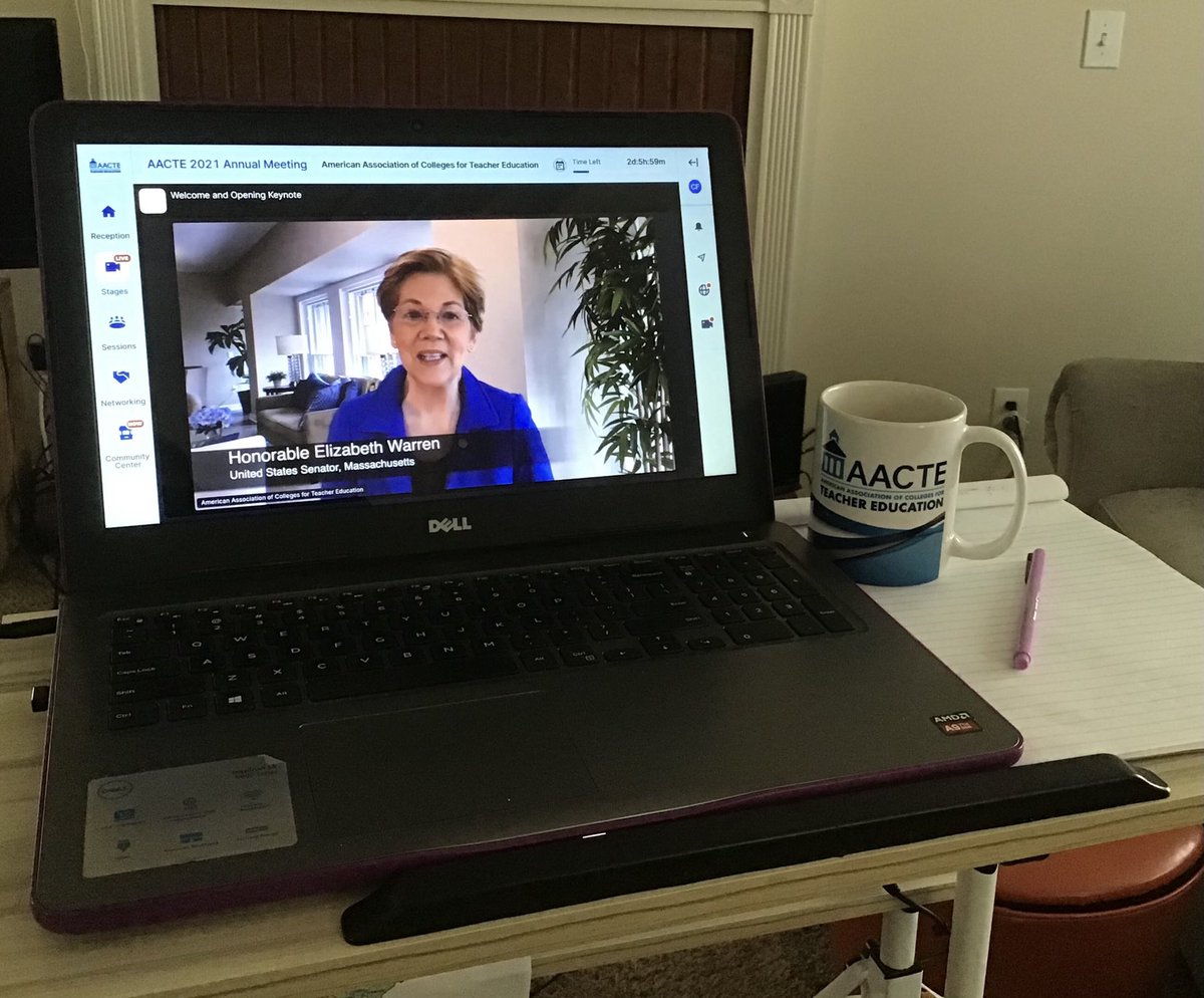 Day 2! Keynote speaker #AACTE21