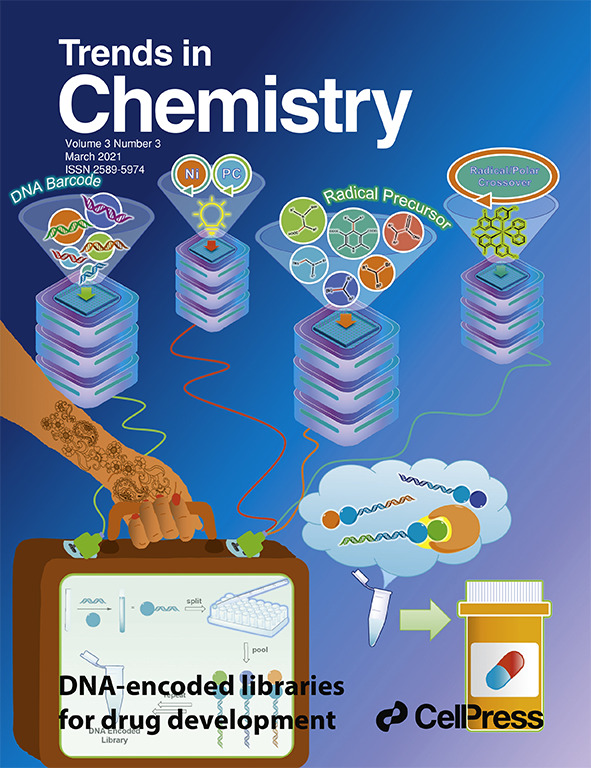 ShoroukBadir's tweet photo. Our review on photoredox-mediated synthesis for DNA-encoded libraries is now online (please read here: https://t.co/oNffl6tqyr) ! Our cover for the March Issue is a tribute to all the amazing women in the DEL field ! @GSK @lamarcau @molandergroup @TrendsChemistry https://t.co/ZYZaa12LWN