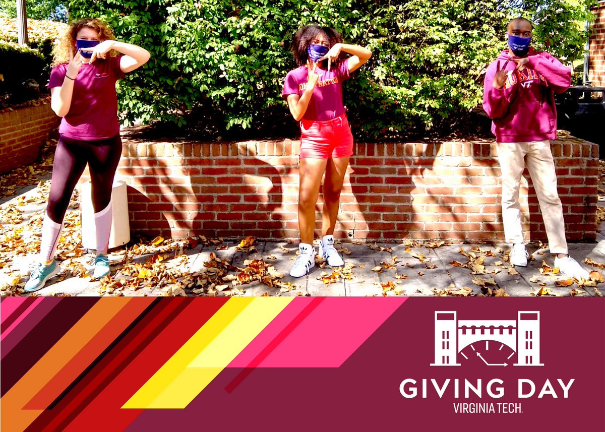 VT_Engage's tweet photo. This #VTGivingDay, consider making a gift to VT Engage! If 25 people make a gift of $5 or more, the @virginia_tech Parent Council will give an extra $1,000 to us! Can you help us reach our goal? Select “VT Engage” as the fund designation at this link: https://t.co/hpbU08RA9N. https://t.co/0hyocTUsbM