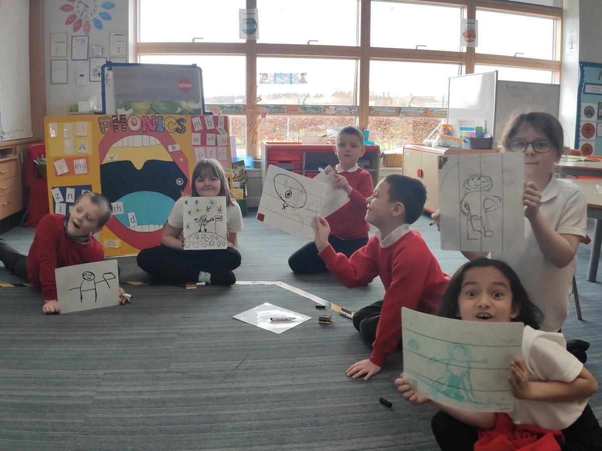 WoodmuirP's tweet photo. P1-3 loved meeting the author of one of our favourite books today. We enjoyed learning how to draw #Rocketmole, plus now Miss Topping knows what voice he should have when she reads us the story! Thank you @mattcarrdesigns! #buildingareadingculture @wl_literacy @scottishbktrust https://t.co/i4BjiAPOfv