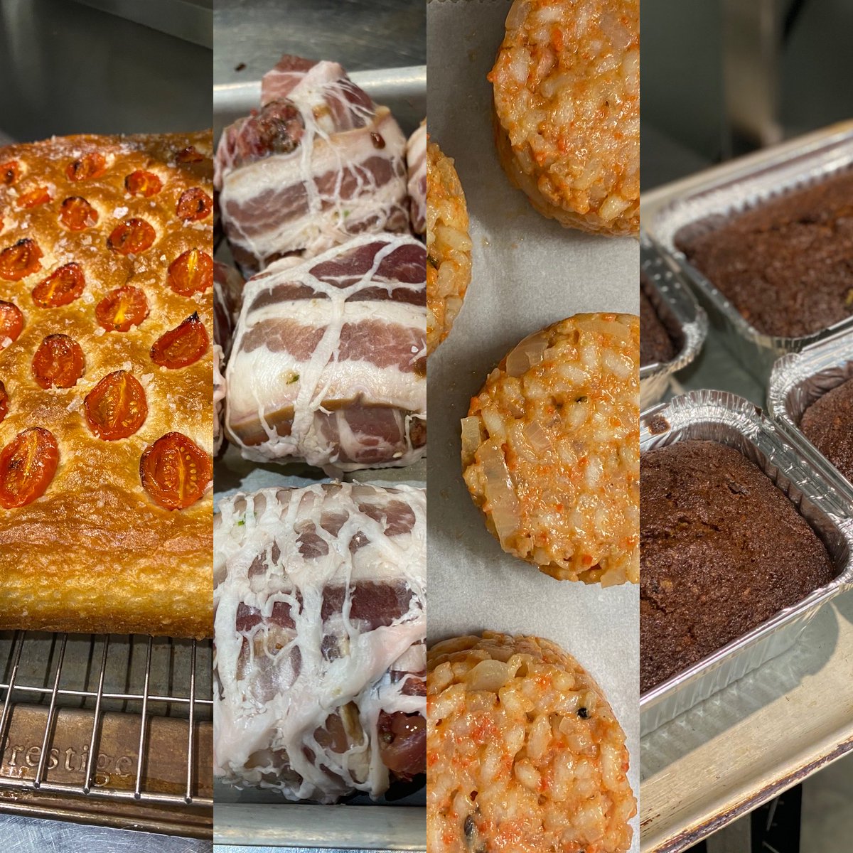 Amongst other things it’s been an F&amp;C sort of day focaccia, faggots, crab risotto cake and of course carrot cake, because you asked for more ⁦<a href="/theswanbampton/">Paul</a>⁩ #takeaway #local #Devon