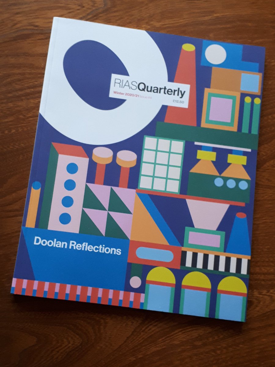 hmc474's tweet photo. Look what arrived in the post! Thanks @RIASmembership for my copy. Thrilled to have contributed a small part to #doolanreflections p21 Castlemilk Stables #Glasgow #reusefirst @ArcDesSco @_newpractice @ElderCannon https://t.co/Gq801egSSm