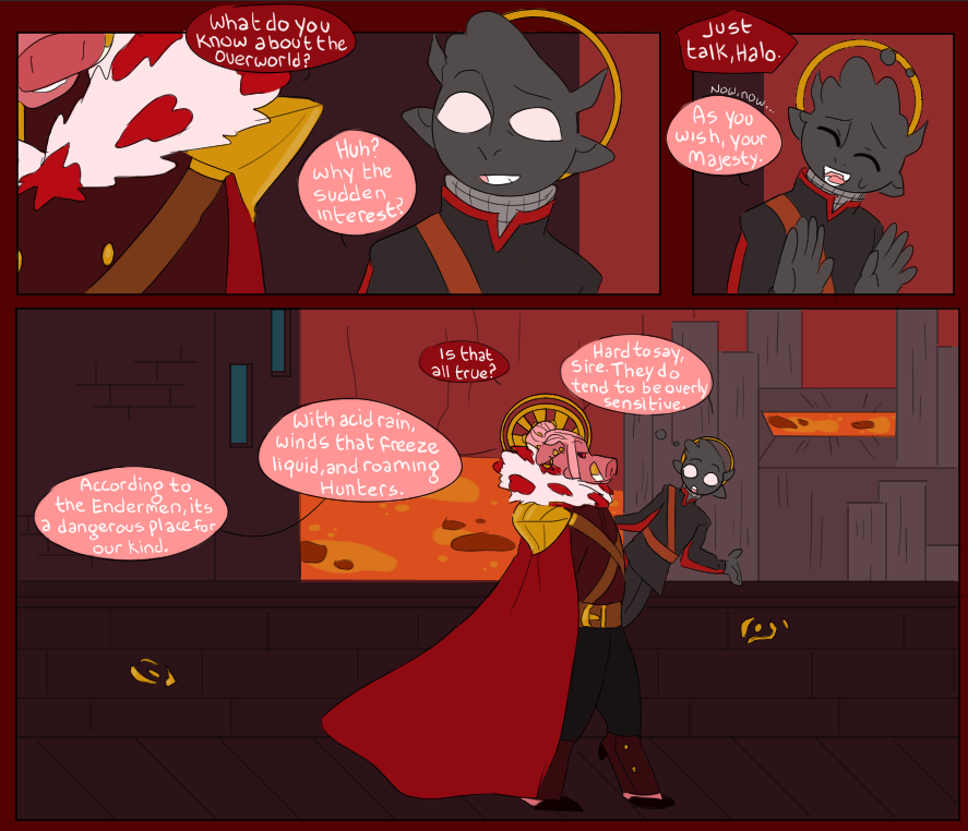 strawkiwijuice's tweet photo. With no structure, the kingdom of pigmen devolved into chaos, and the air from the overworld brought decay to their bodies and minds. #badboyhalofanart #technobladefanart #demoncoreau https://t.co/7yh6xTRidi