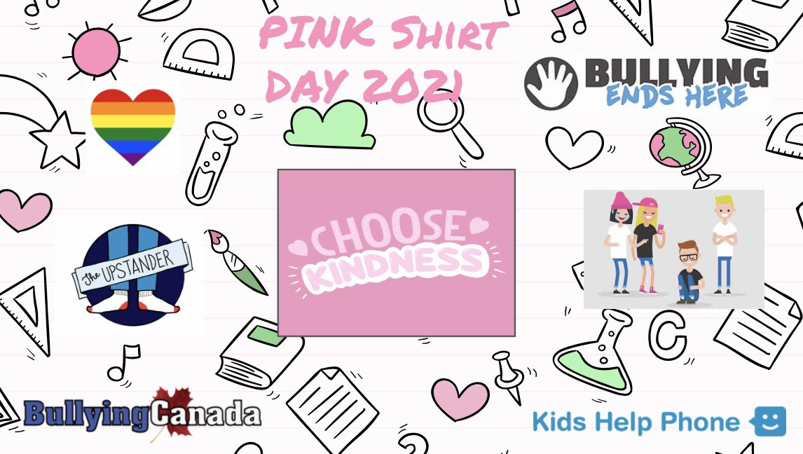 cnw_wrdsb's tweet photo. Today is #PinkShirtDay! π
Check out this interactive slide from our amazing CYW, Mrs. Braga, to learn more, continue the conversation, and take action against bullying: https://t.co/bzhuayvZca
#BullyingEndsHere
#ThisWeekAtCent
#WRDSBpink https://t.co/tsbIkQmRt6