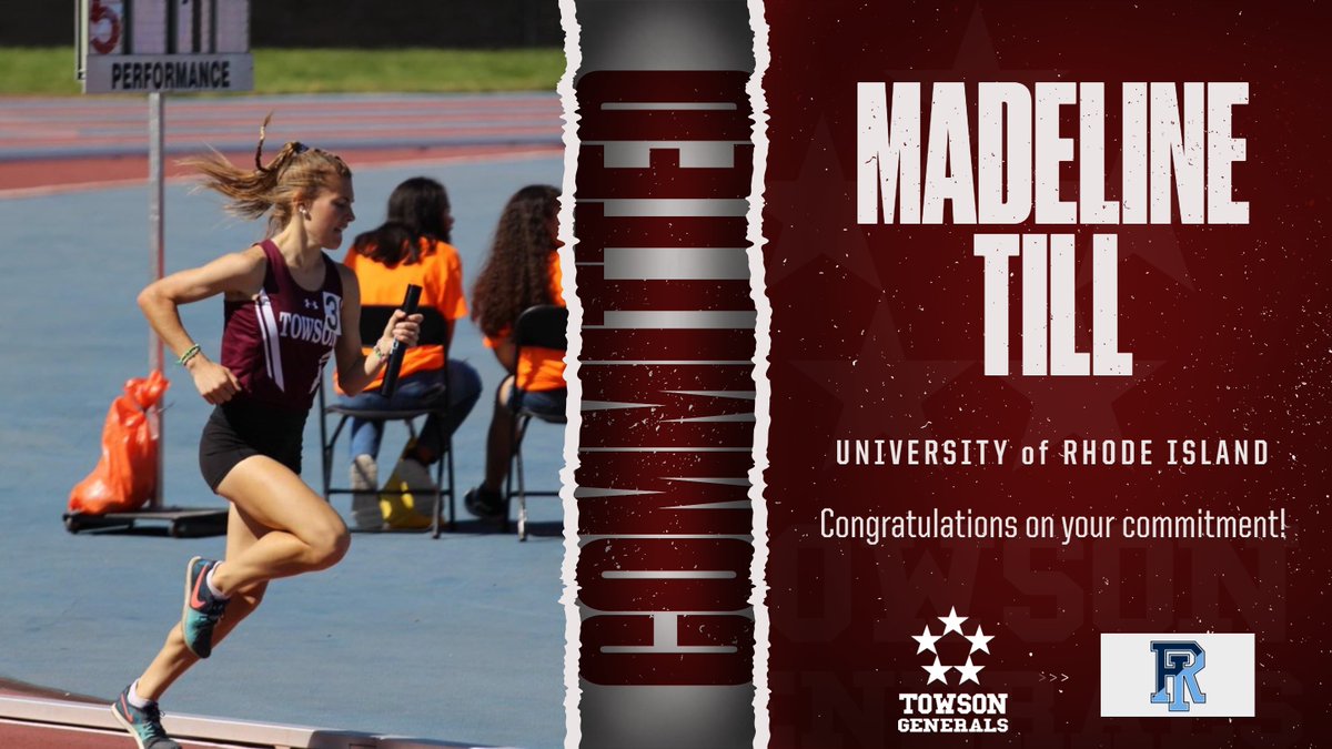 Congrats to Madeline Till! <a href="/cdimino_dimino/">Charlene DiMino</a> <a href="/TowsonBoosters/">THSSportsBoosters</a> <a href="/TowsonXCTF/">Towson High Cross Country and Track & Field</a>