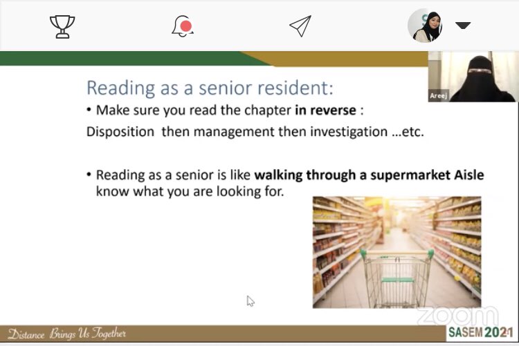 who_else19's tweet image. @Areej__alm highlighting the difference between the reading as a senior and as a junior resident @SaudiEmergency @PemSasem @sasem2021 #SASEM2021