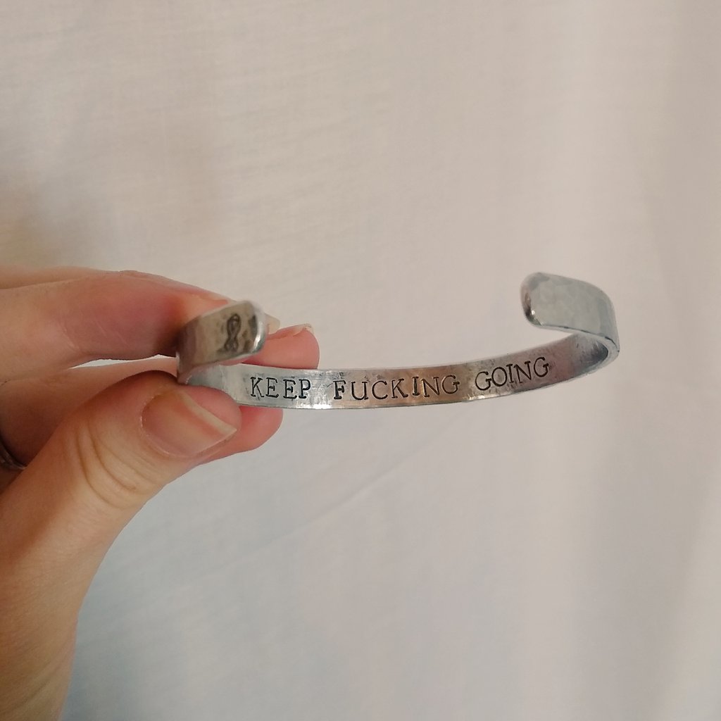 wander_shop's tweet photo. When my heart is hurting for my friends and I'm feeling helpless. It helps to create. I made this for a friend who got a pretty rough diagnoses and is going through a procedure tomorrow. I hope she loves it! https://t.co/NPleo5zJ8I