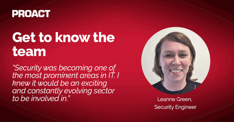 Amazing to see #WomenInEngineering being highlighted by <a href="/proact_it/">Proact IT</a>. Leanne Green went from a graduate to Security Engineer in less than 2 years. Well done Leanne! ❤️✊ 

Read her interview 👉proact.eu/leanne-green-s…

#ChooseToChallenge #IWD2021 #WomenInSTEM