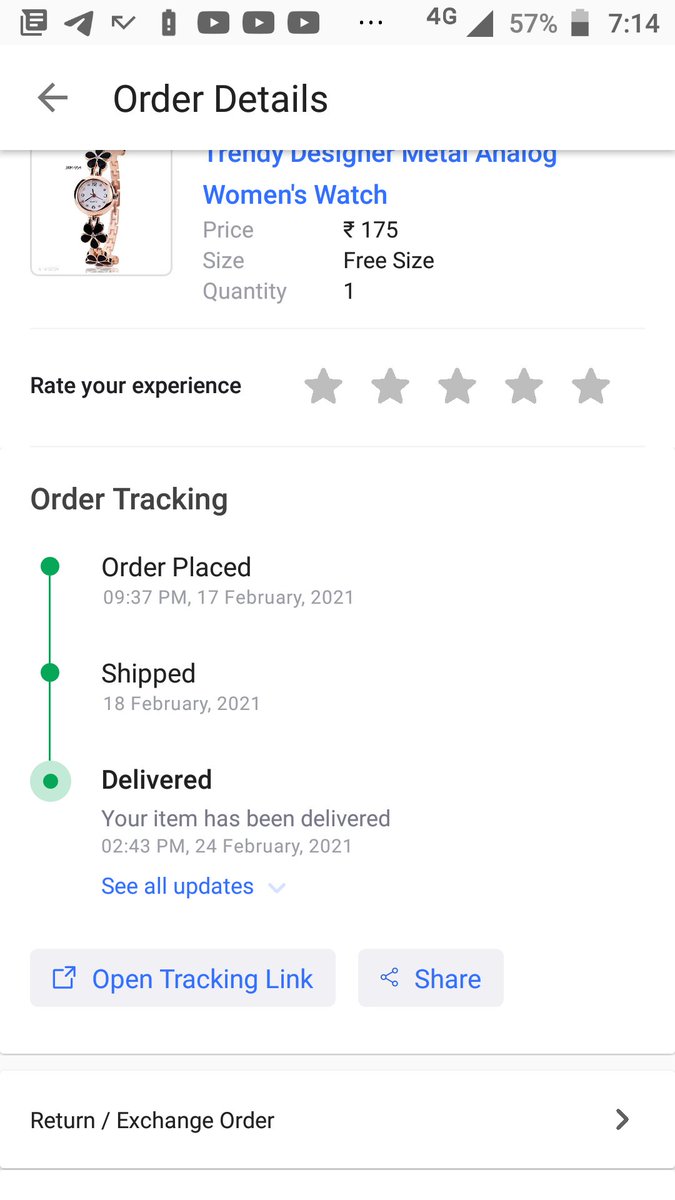 BasakSarmita's tweet photo. @Meesho_Official here it's shown that it is delivered and money is deducted by online method, but I didn't get any product... Please check... Otherwise refund my money to my bank account https://t.co/5JY8bA2Pu8