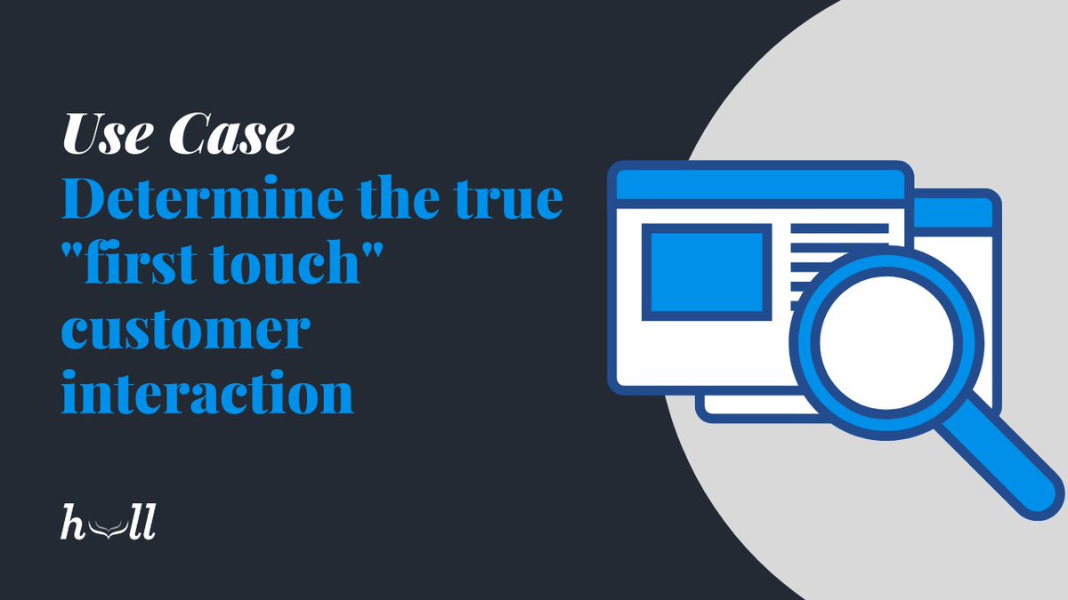 "First touch" interactions are extremely valuable for reporting on #marketingattribution. Make sure you're capturing them correctly! You can with a #customerdataplatform with web tracking capabilities like Hull.

More on this use case: hull.io/use-cases/merg…

#b2bmarketing