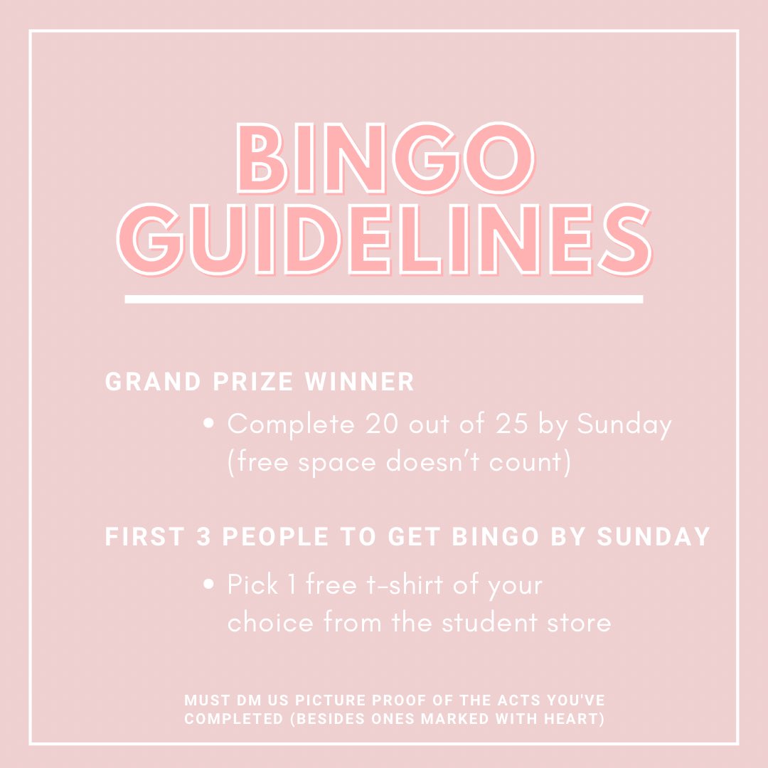 OxnardHSASB's tweet photo. Hey Jackets! 🤠 Kindness Bingo day is here! Spread kindness with us this week by completing these tasks for fun with a chance of winning prizes! Have fun and spread love! 🤍 https://t.co/qgfTRuixeF