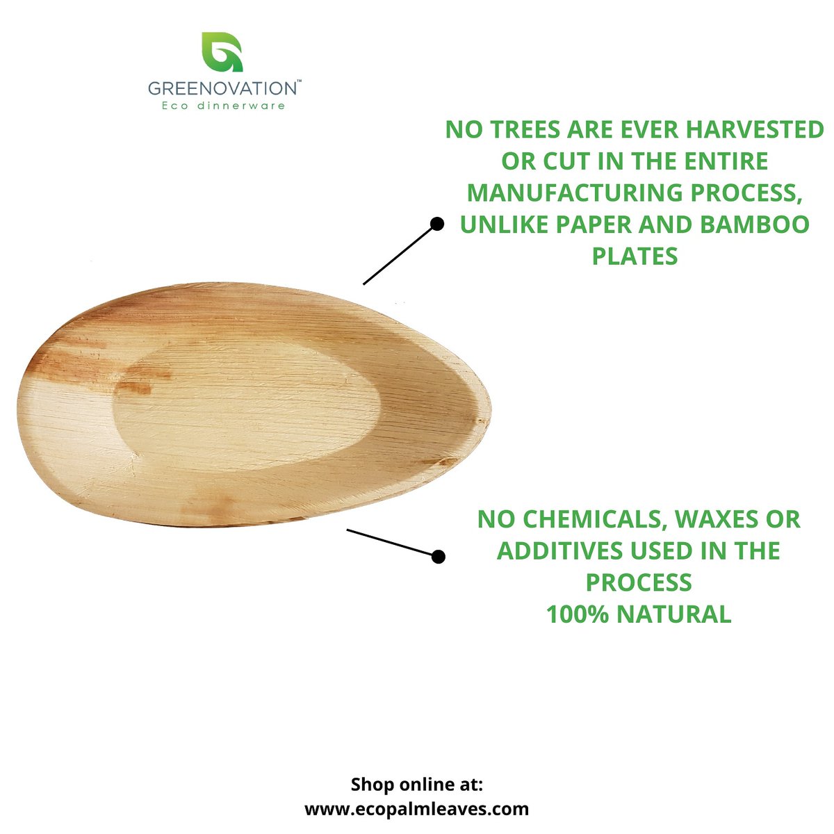 ecopalmleaves's tweet photo. Greenovation dinnerware products aren't just inspired by nature; they're made by nature. 🌱🌍💚
.
.
#greenovation #sustainability #ecofriendly #Food #foodie #restaurants #zerowaste #environment #upcycled #plasticfree #ClimateCrisis #canada #plasticban #ldnont https://t.co/LVlo7Crq8p