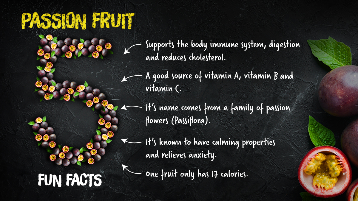 We think passion fruits are awesome. Here are 5 fun facts why we think you should stock up on these tasty, exotic little fruits. 😋

#passionfruit #exoticfruit #fruit #fruits #lovemetender #explorelovemetender #funfacts