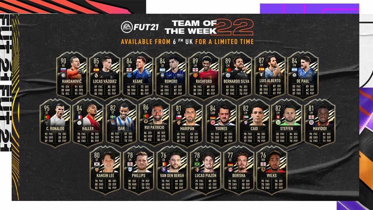 Ea Sports Fifa On Twitter Star Power Totw 22 Is Now Live In Fut Fifa21