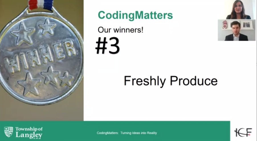 Third place for the #ICFSmart21 #hackathon is