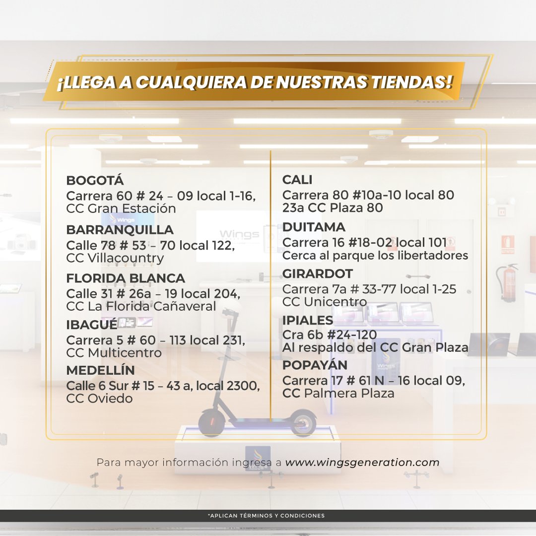 WingsGeneration's tweet photo. ¡Tú puedes ser uno de los 13 ganadores! 

Conoce como participar ��https://t.co/R0IIy41dzc

#ConstruyendoFuturo #TecnologíaWings #WingsGeneration #ConstruyendoFuturo #TecnologíaWings #LiveWings #PonleAlas #Innovación #Concurso #Smartwatch https://t.co/3kJCdcPCrY