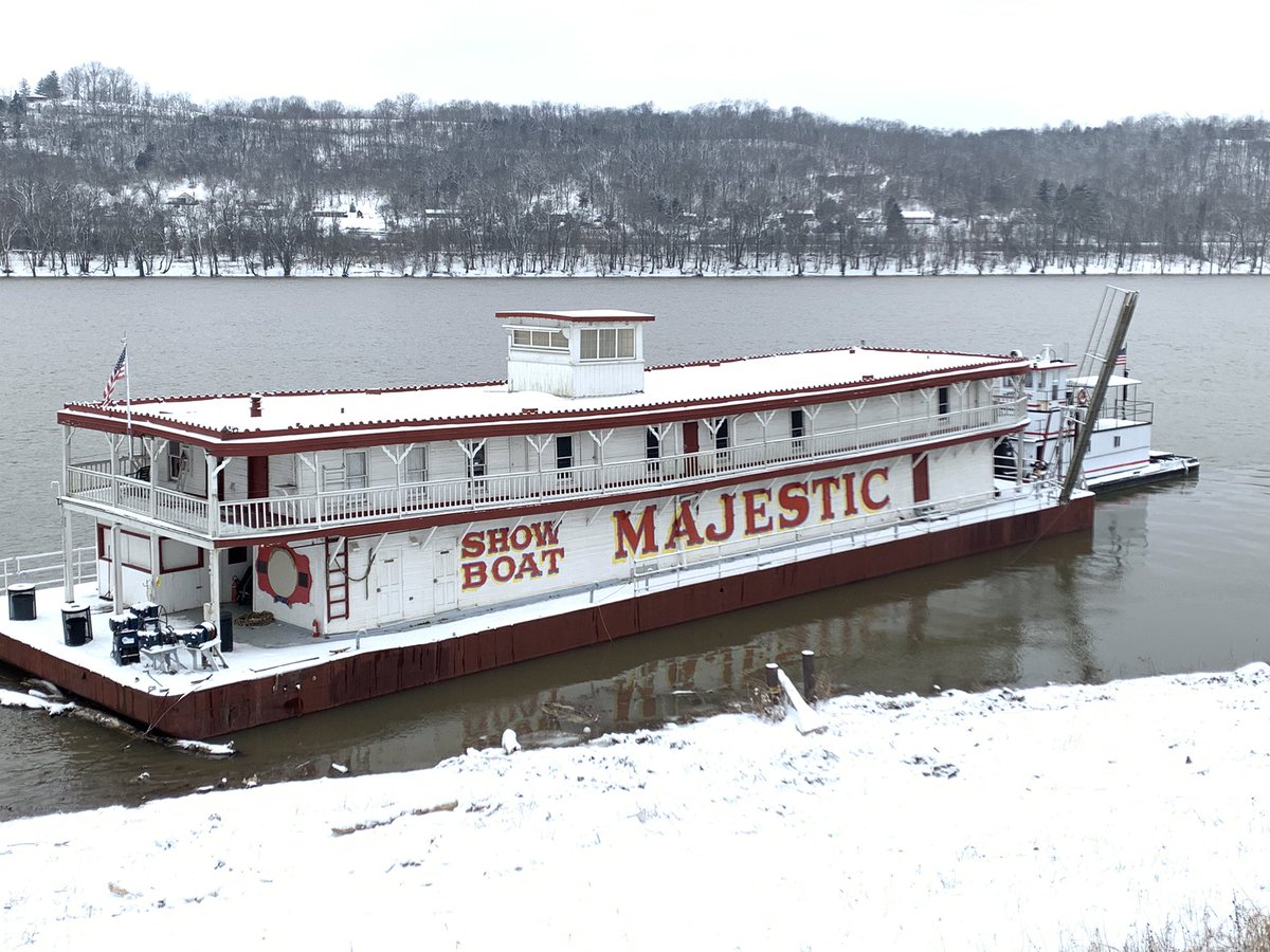 The historic Showboat Majestic has moved to her new home port of New Richmond, Ohio! Shows to begin in late spring
