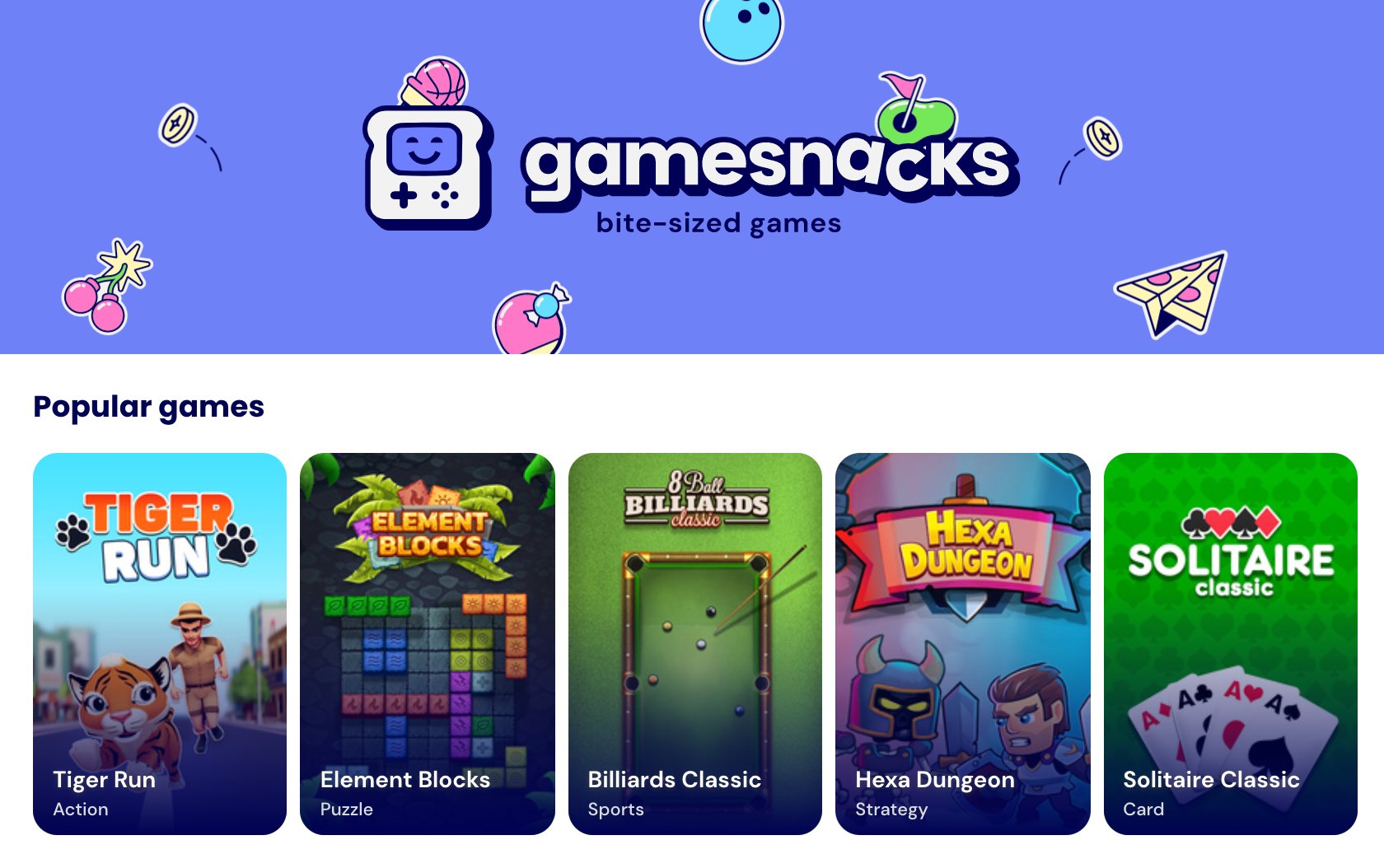 Phaser HTML5 Game Framework on X: GameSnacks, Google's new casual