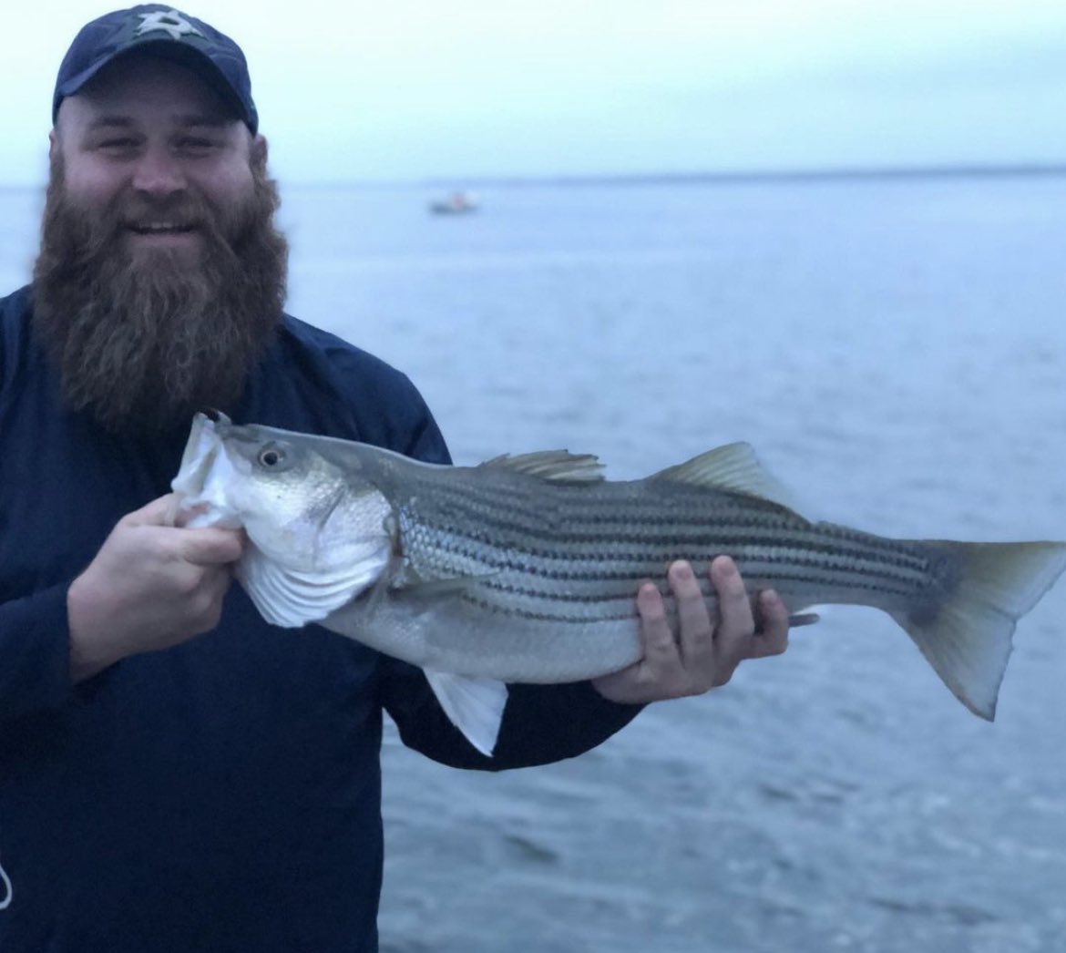 angryfishscales's tweet photo. 🐟32inch fresh water Striper 🐟
from the depths on Lake Whitney, Texas. SPRO 2oz Buck tail for the win. 
•
•
•
#fishing #fishinglife #bassfishing #striperfishing #TexasFreeze #texasbassfishing #lakewhitney #texas https://t.co/jQfI5MhvsH