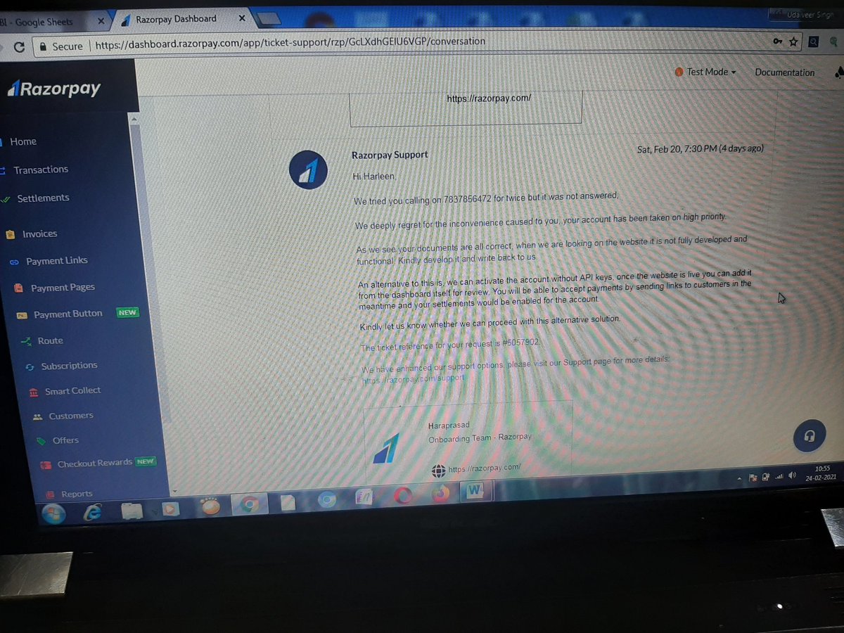 BindraUdaiveer's tweet photo. @Cyberdost Please check into the fraudulent activities of @Razorpay @RazorpayCare https://t.co/xugLRxbvuw