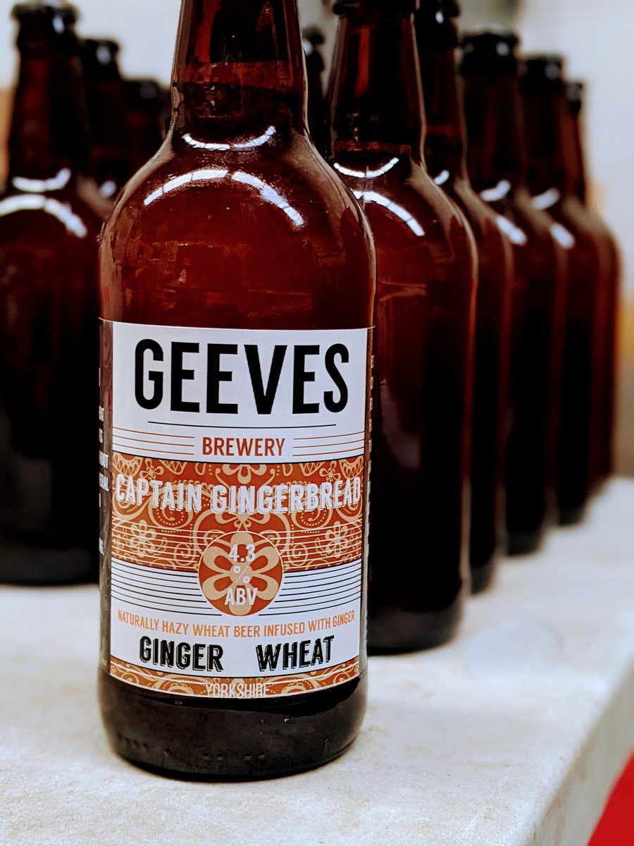 We've just restocked with Captain Gingerbread 🙌🍺 This is one of our more unusual beers but also one of our most awarded! Naturally hazy, smooth and aromatic from the use of fresh root ginger, this has been a firm favourite over the years. Buy it here;
geevesbrewery.co.uk/shop.html
