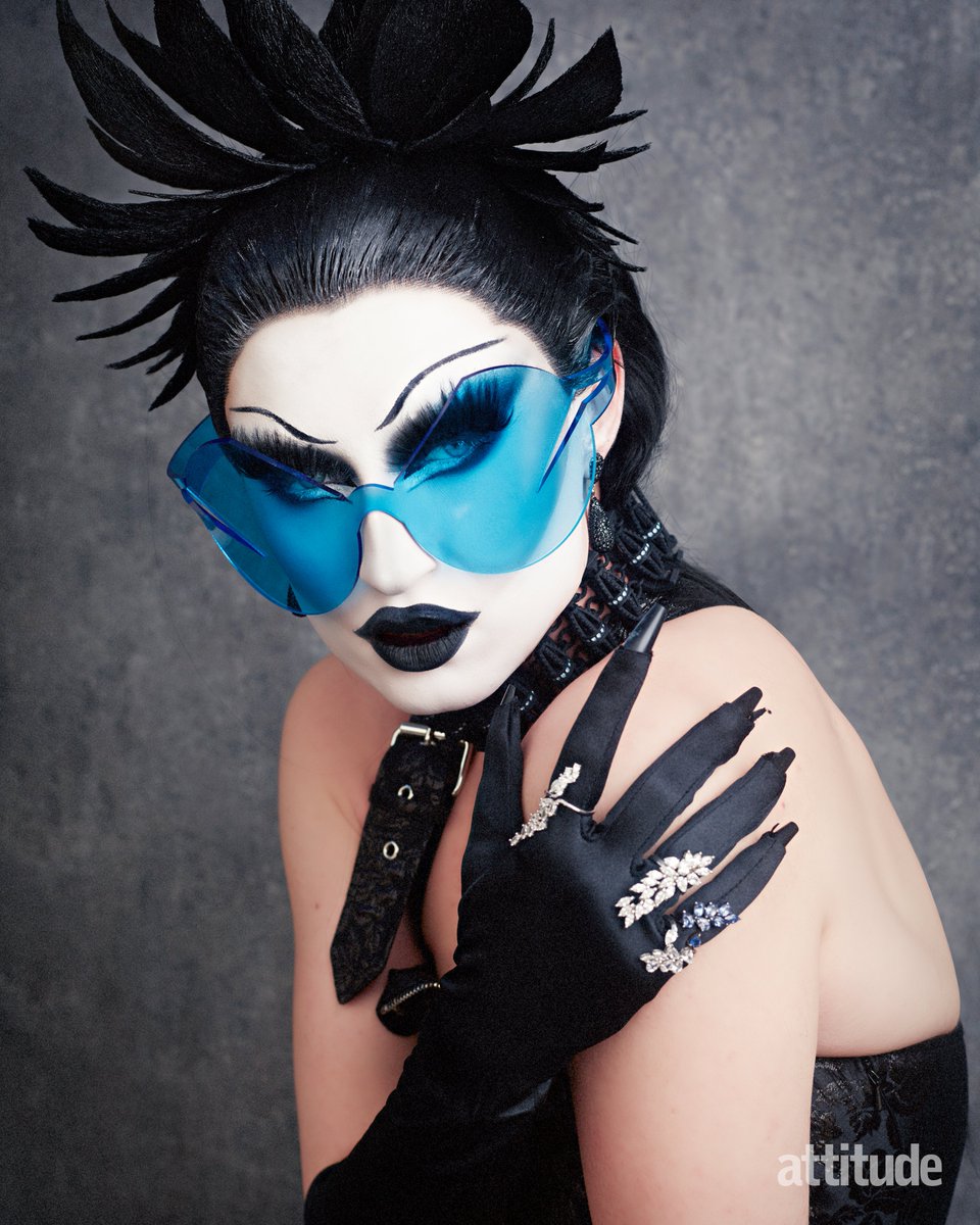 AttitudeMag's tweet photo. "[Transphobes] are on the wrong side of history - and I’m just laughing from a gorgeous place."

#DragRace trailblazer @gottmik is ready to smash the cis-tem in the Attitude April Style issue:

https://t.co/NeQRyjtSxc https://t.co/HAGaeyOPsW