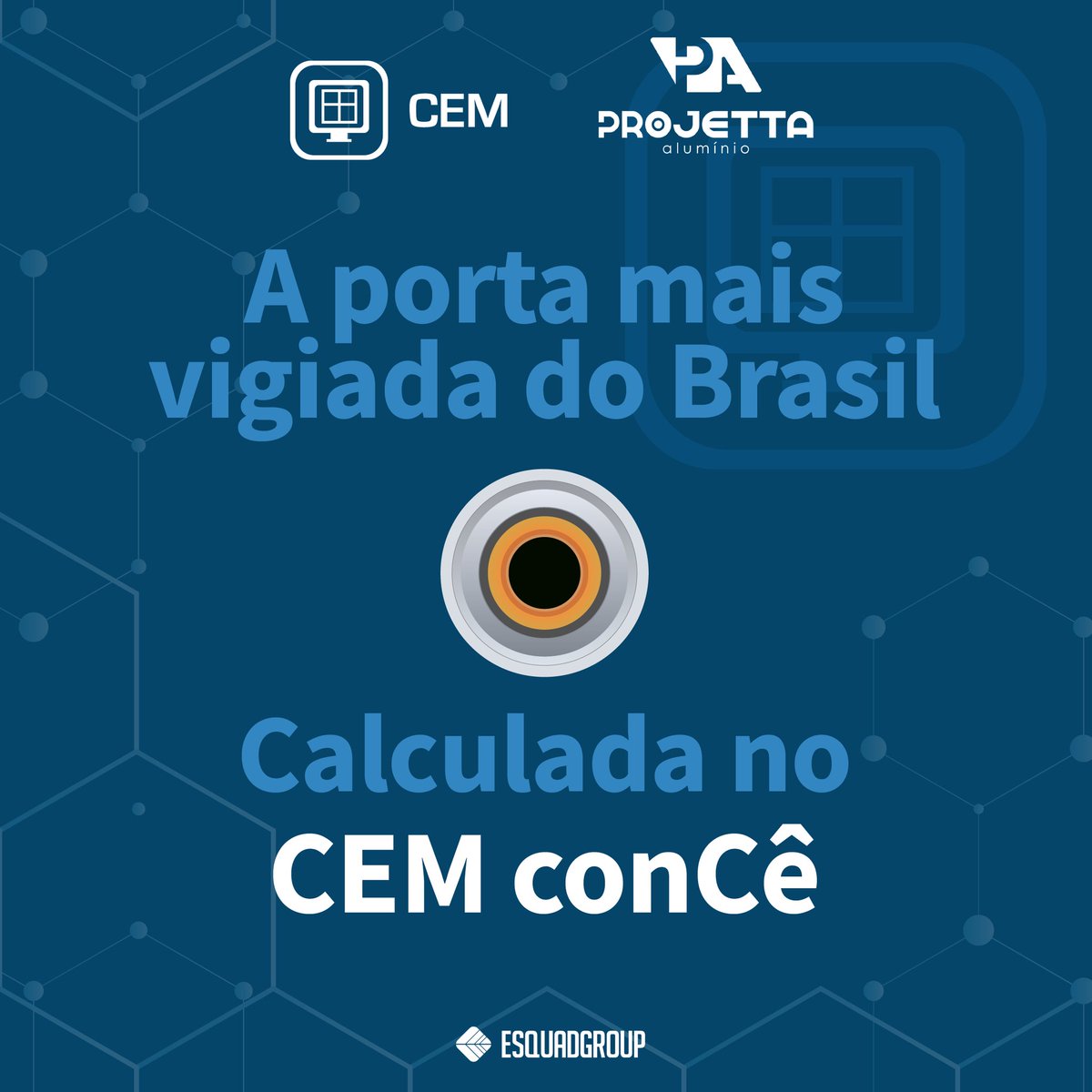 Esquadgroup's tweet photo. Isso mesmo, a porta mais vigiada do Brasil foi calculada no CEM (conCê, é claro) e agradecemos a @projettaaluminio pela confiança em nosso trabalho.

Confira no link a matéria completa sobre as portas da casa! https://t.co/UQ8qREQYFi. 😉

#esquadgroup #cem https://t.co/lnoIZg2SIW