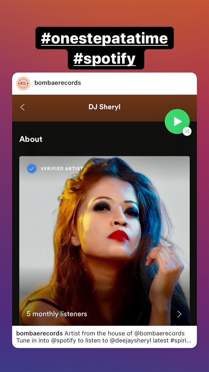 deejaySheryl's tweet photo. Hello @Spotify https://t.co/mRvNiXtXAh