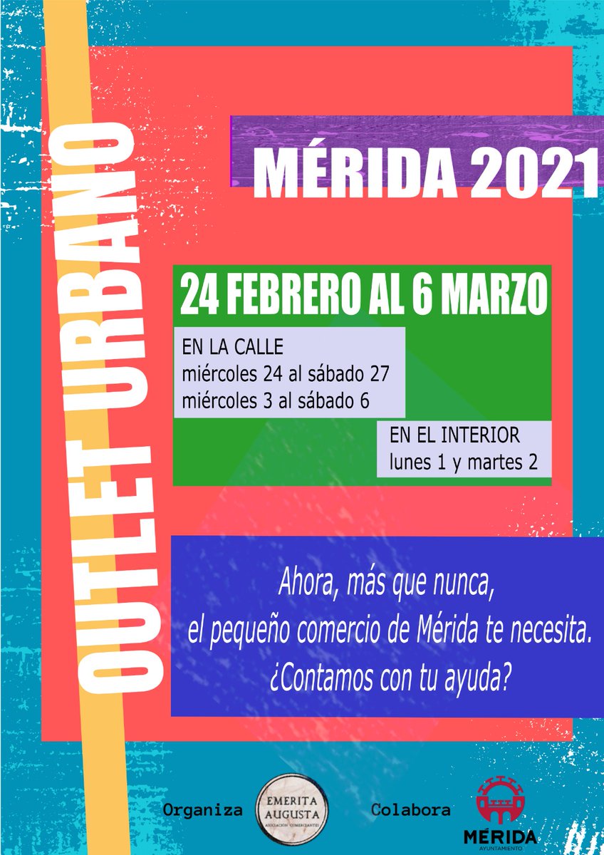 EfubinSport's tweet photo. I OUTLET 2021 💪
Beneficiate desde un 20% hasta un 50% dto en una gran cantidad de artículos, ropa deportiva, calzado y complementos de las mejores marcas
#Kelme #Hummel #Umbro #Mustang #Nicoboco #Rinat
📍 Os esperamos en la calle Camilo José Cela 3, en pleno centro de Mérida https://t.co/TUefxWJI98