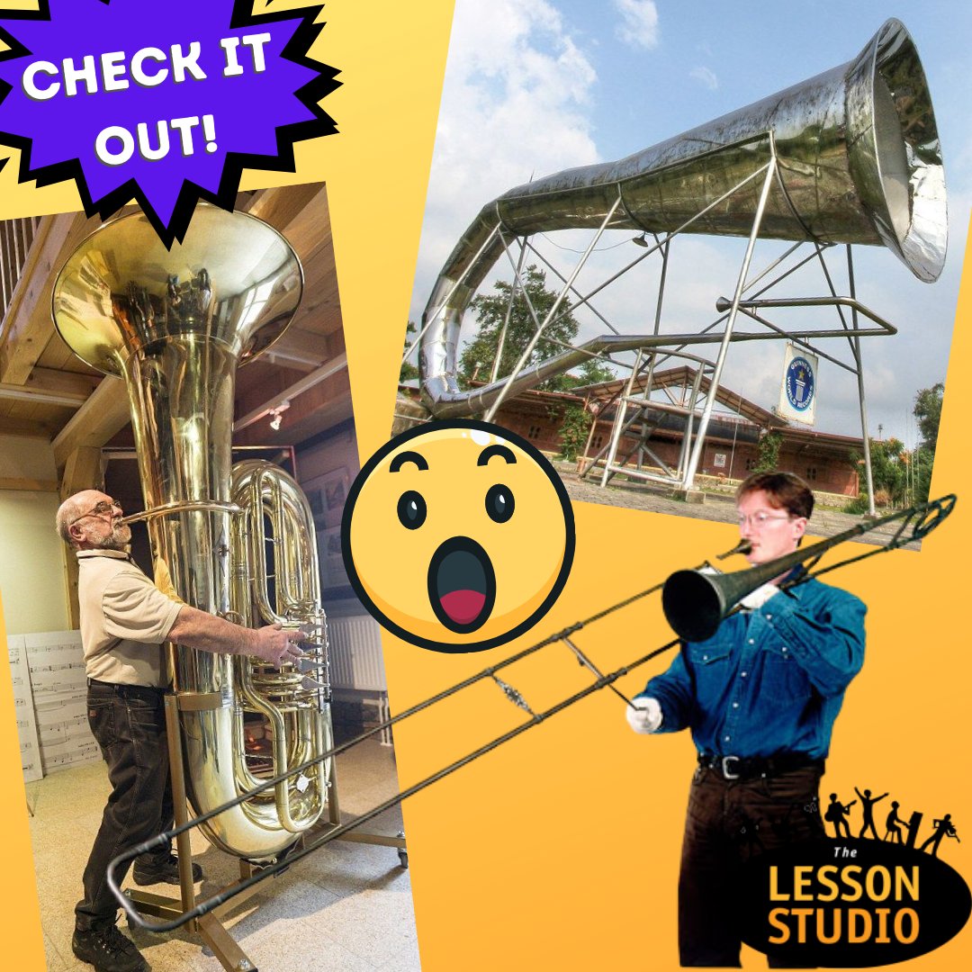 TLSBoulder's tweet image. WHOA! Check out some of these BIG brass instruments! And yes, they are all playable. If you had to pick just one to try out, which would it be?
#thelessonstudio #trombonelessons #tubalessons #baritonelessons #bouldermusic