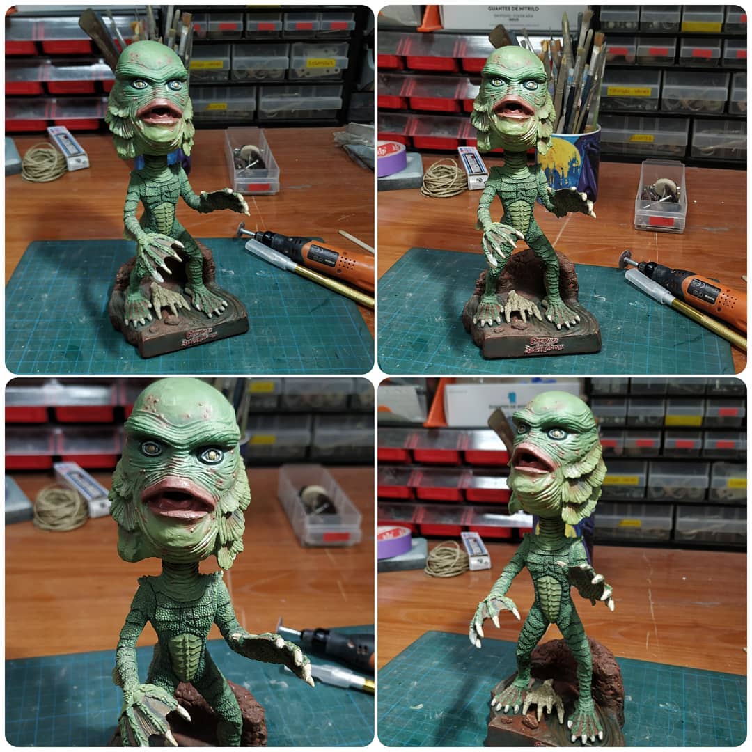 umaoeworkshop's tweet photo. #CreaturefromtheblackLagoon by
@NECA_TOYS #Headknocker
Restored work!
#Restauración de #Figuras Comerciales ::: unmundoaotraescala@gmail.com
#statuecollection #arte #Madrid #creativo #artesano #bobblehead #headknocker https://t.co/O97d4aqu97