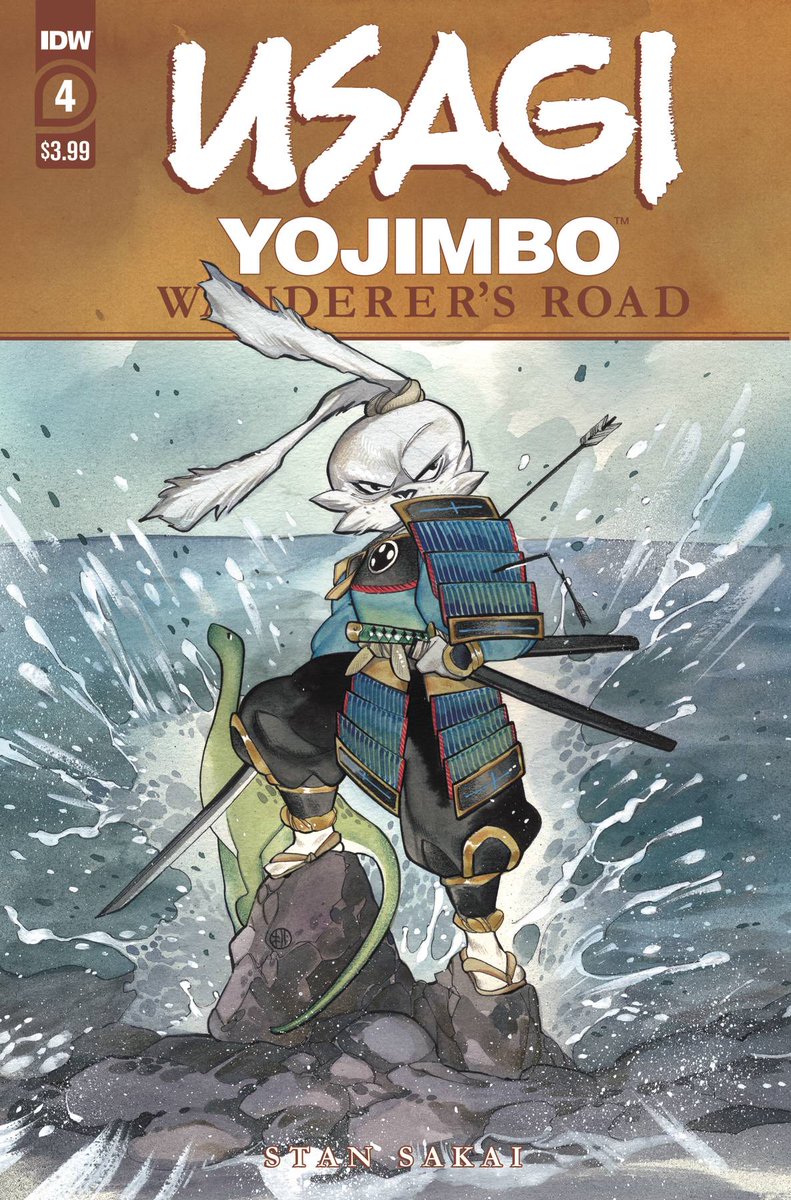 Usagi Yojimbo Wanderer's Road #4 is also in stores today! Be sure to stop by your local comic book store this week!
