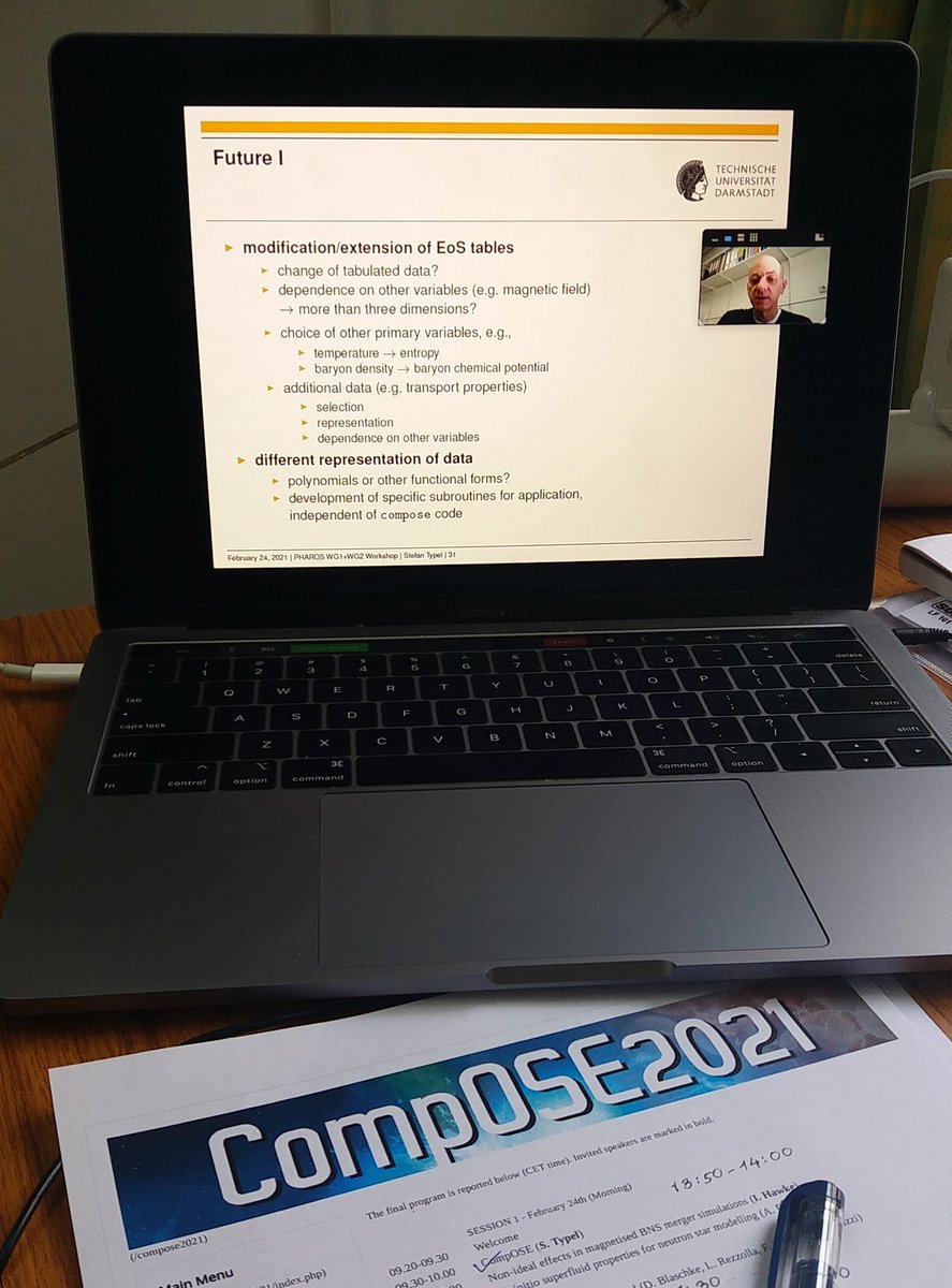 astro_roamer's tweet photo. So great I can attend my regular #compactstar European network meetings even from half the world away! 😅 Though it's not the same without the wine & cheese & coffee breaks 🙈🍷🧀☕ #CompOSE2021 https://t.co/Z9MldnjD7P