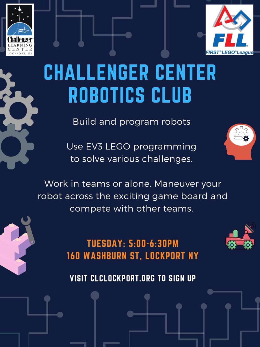 Happy "#IntroduceaGirltoEngineering" day! If you are or someone you know is a girl interested in the sciences but don't know how to get involved, we have weekly #robotics and #science #clubs!

#stem #engineering #stemeducation #lockport #lockportny #explorelockport #niagaracounty