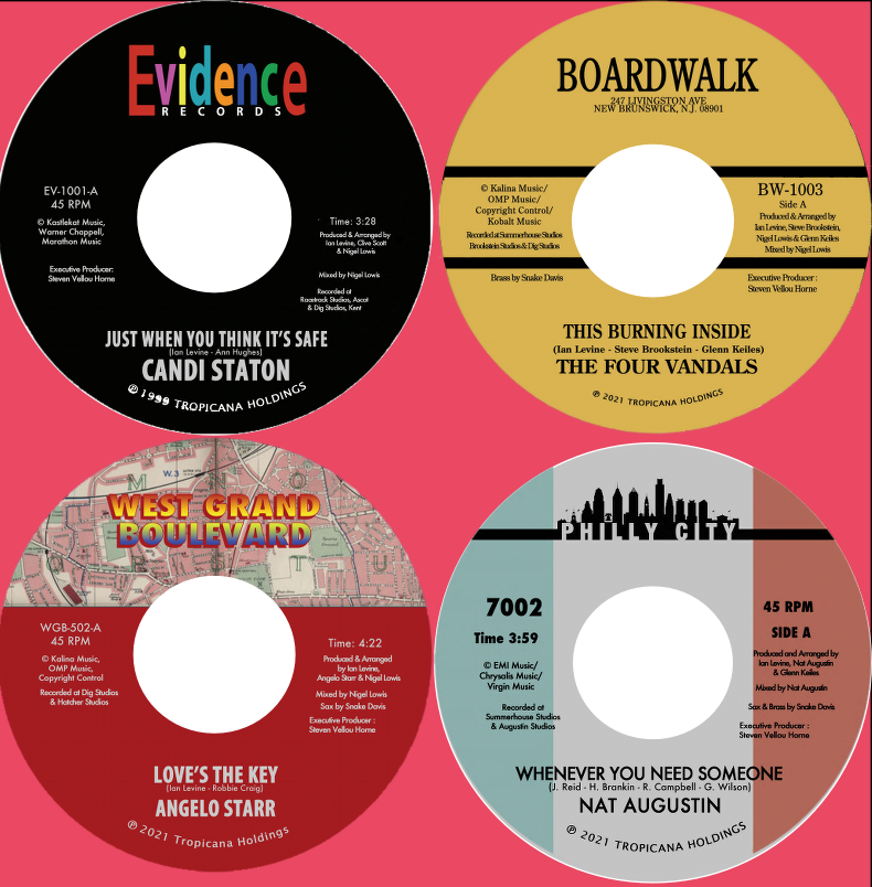 I have four brand new 45s in the works. All limited editions, all stunning.