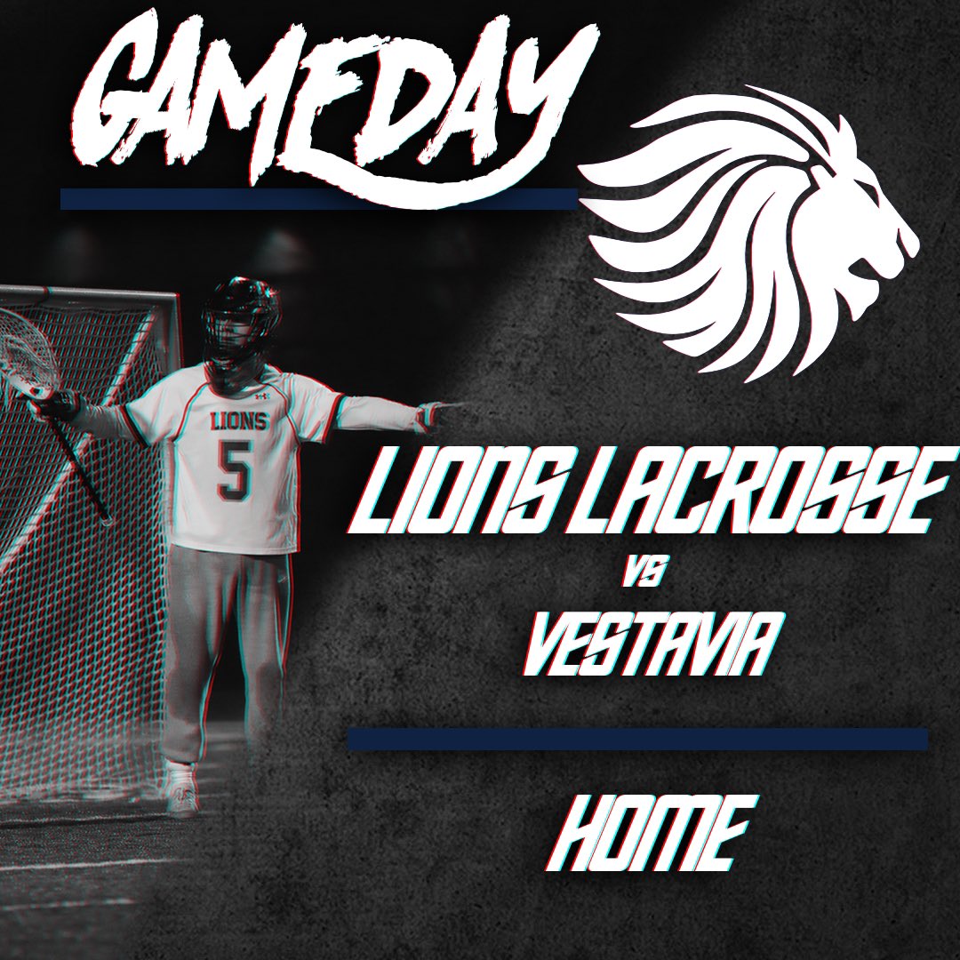 Game day!  Lions vs <a href="/vhlacrosse/">Vestavia Hills Lacrosse</a>. ⏰ 6:30 📍Lions Pride Stadium #lions #golions #lacrosse <a href="/BhamLax/">GBYLA</a> <a href="/LacrosseLions/">Lions Lacrosse</a> @ThunderLB3