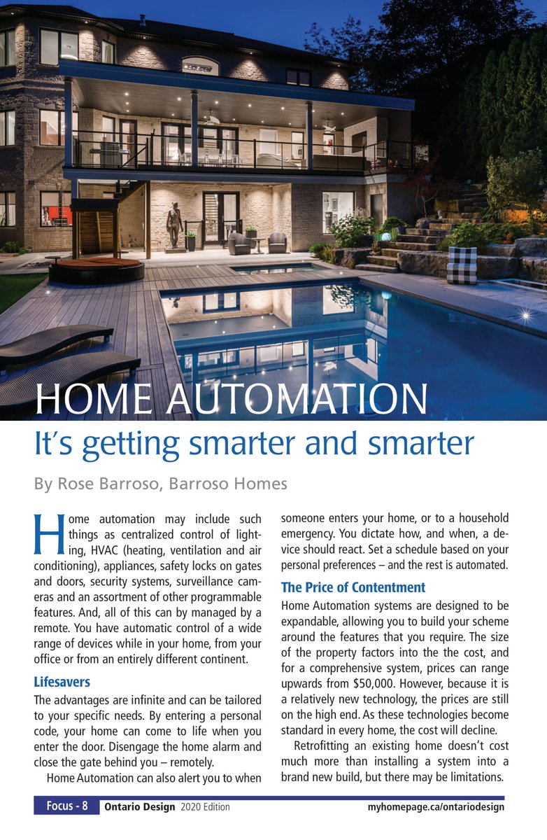 PoshHausRealtor's tweet photo. Home Automation...
This is the way to go
#control4 #homeautomation 
#barrosocustomhomes #torontobuilder
#customhomes #TorontoRealEstate 
#torontolifestyle #torontohomes
#luxury #moderndesign #modernhomes
#modernliving #torontoblog https://t.co/QWVPOqRHVZ